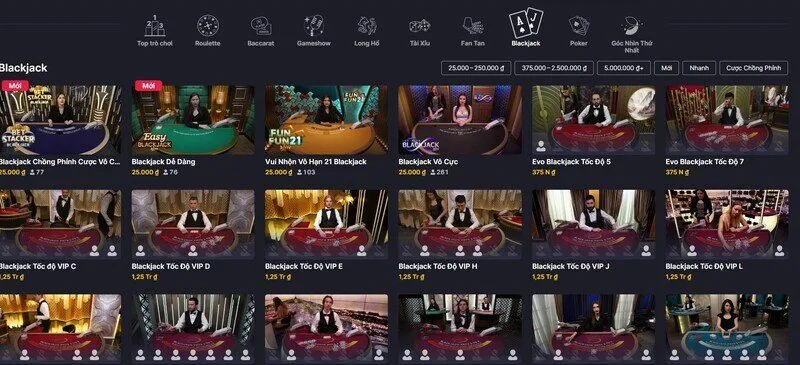 Blackjack Loto188 - Trò chơi casino đỉnh cao với tỷ lệ thắng hấp dẫn